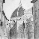 Il Duomo, First View - by Becky DiMattia