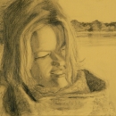 Hannah at the Lake - by Becky DiMattia