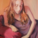 Lou in Red - by Becky DiMattia