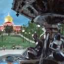 Brewer Fountain at Boston Common - by Becky DiMattia