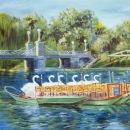 Swan Boats in the Public Gardens - by Becky DiMattia