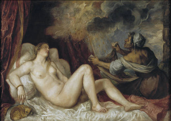 Titian Danaë, 1553-54 Museo del Prado, Madrid