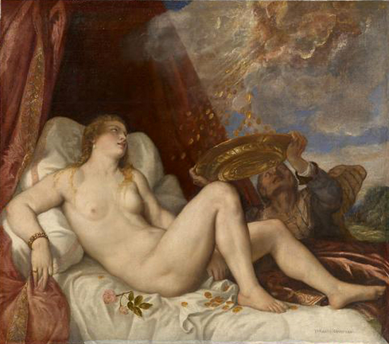 Titian Danaë, 1564 Kunsthistorisches Museum, Vienna