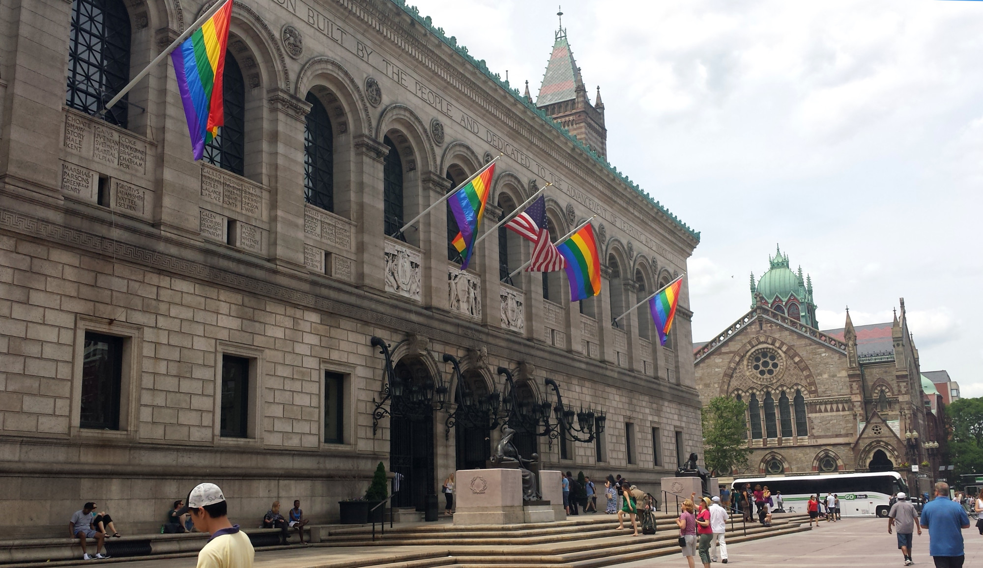 Boston Public Library - Becky's photos of Back Bay Landmarks