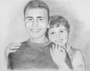 Aaron and his Mom - by Becky DiMattia