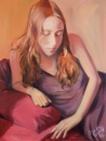 Lou in Red - by Becky DiMattia