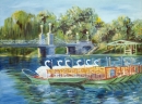 Swan Boats in the Public Gardens - by Becky DiMattia